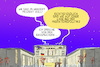 Cartoon: Migrationsgipfel (small) by leopold maurer tagged migrationsgipfel,migration,bund,länder,deutschland,asyl,flüchtlinge,kanzleramt,gas,gasspeicher,voll,energie,leopold,maurer,cartoon,karikatur