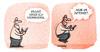 Cartoon: .... (small) by markus-grolik tagged hass,posten,posting,tweed,facebook,tweeter,mobben,dissen,web,internet,vorurteile,filterblase,grolik