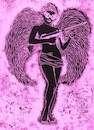 Cartoon: Pink Engel (small) by Zlatko Iv tagged easter,angel,stern,liebe,kunst,kosmos,astro,magic
