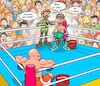 Cartoon: K.O. Tropfen (small) by Chris Berger tagged boxer,ring,ko,trainer