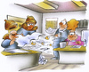 Cartoon: Grippewelle (small) by HSB-Cartoon tagged schnupfen,erkältung,krank,krankheit,erkältungserscheinung,grippe,karikatur,grippewelle,krankheitsbefund,husten,rotz,bakterien,viren,büro,arbeitskollegen,ansteckung,ansteckungsgefahr,taschentuch,mütze,schal,erkältungstee,erkältungssaft,schneuzen