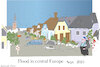 Cartoon: Floods hit central Europe (small) by gungor tagged flood,in,central,europe,2024