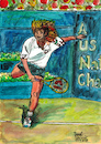 Cartoon: Andre Agassi (small) by Pascal Kirchmair tagged us open andre kirk agassi illustration drawing zeichnung pascal kirchmair irische impressionen cartoon caricature karikatur ilustracion dibujo desenho ink disegno ilustracao illustrazione illustratie dessin de presse du jour art of the day tekening teckning cartum vineta comica vignetta caricatura portrait retrato ritratto portret aquarelle watercolor watercolour acquarello acuarela aguarela aquarela tennis player