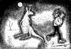 Cartoon: PICKPOCKET (small) by kar2nist tagged pick pocket kangaroo australia cheats unsocial elements