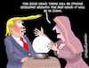 Cartoon: WHAT IF TRUMP WENT TO VISIT A FO (small) by Cartoonarcadio tagged economy,finances,trade,war,china,usa