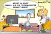 Cartoon: Hackerangriff auf  TelekomRouter (small) by Trumix tagged hacker,telekom,router,wlan,angriff,trummix