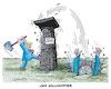 Cartoon: Harte Schläge (small) by mandzel tagged usa,trump,wirtschaft,zölle,eu,welthandel,wirtschaftseinbußen