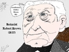 Cartoon: Robert Brown caricature (small) by BinaryOptionsBinaires tagged robert,brown,brownian,geometric,motion,myron,black,fischer,scholes,binary,option,options,trader,trading,optionsclick,caricature,editorial,business,science,cartoon