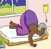 Cartoon: Seniorin Asana Yoga (small) by sabine voigt tagged seniorin,asana,yoga,krähe,sport,übung,turnen,hobby,meditation,entspannung,präventionbewegung,gesundheit,wellness,therapie,fitness,cartoon,pflege,oma,medizin,pflegeheim,überalterung,alter,senioren,gymnastik