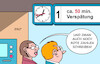Cartoon: Bahnbilanz (small) by Erl tagged politik,verkehr,deutsche,bahn,marode,zugausfälle,verspätungen,verspätung,halbjahresbilanz,verlust,rote,zahlen,karikatur,erl