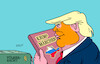 Cartoon: Lektüre (small) by Erl tagged politik,usa,donald,trump,verhandlung,frieden,ukraine,unterwerfung,putin,völkerrecht,grimms,märchen,krim,karikatur,erl