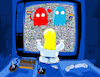 Cartoon: Poltergays (small) by Munguia tagged poltergeist,ghost,paranormal,activity,horror,movie,famous,parodies,gay,spilberg