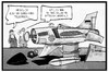 Cartoon: Flügellahme Bundeswehr (small) by Kostas Koufogiorgos tagged karikatur,koufogiorgos,illustration,cartoon,syrien,einsatz,tornado,flugzeug,ersatzteil,bundeswehr,soldat,teilnehmen,krieg,konflikt,rüstung,militär,ausrüstung