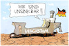 Cartoon: Wachstumsprognose (small) by Kostas Koufogiorgos tagged koufogiorgos,schiff,wachstum,unsinkbar,trockenheit,stagnation