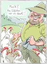 Cartoon: Händel (small) by Riemann tagged händel,komponist,barock,musik,klassik,kultur,hendl,hähnchen,hühner,essen,bauer,bildung,wortspiel,cartoon,george,riemann